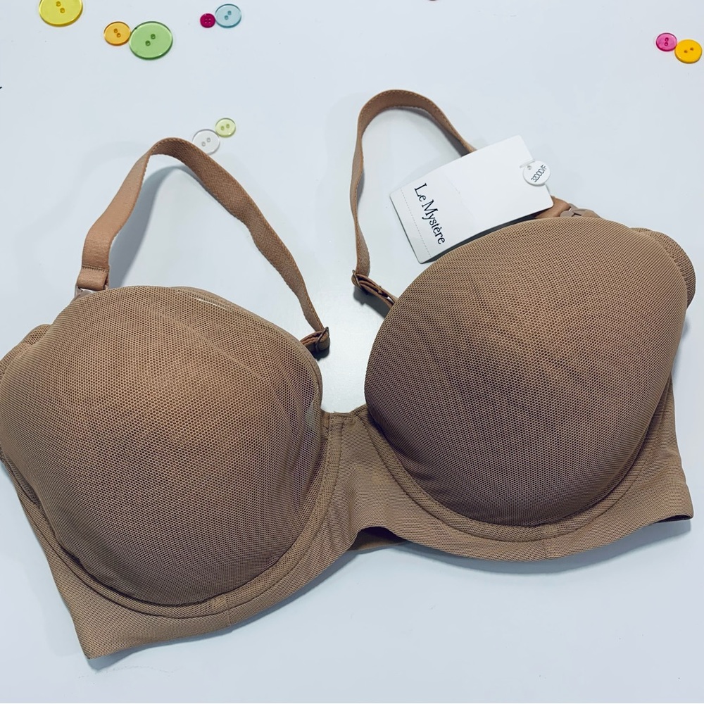 Le Mystere Tan Mama Nia Nursing Underwire Bra 32DDD NWT
